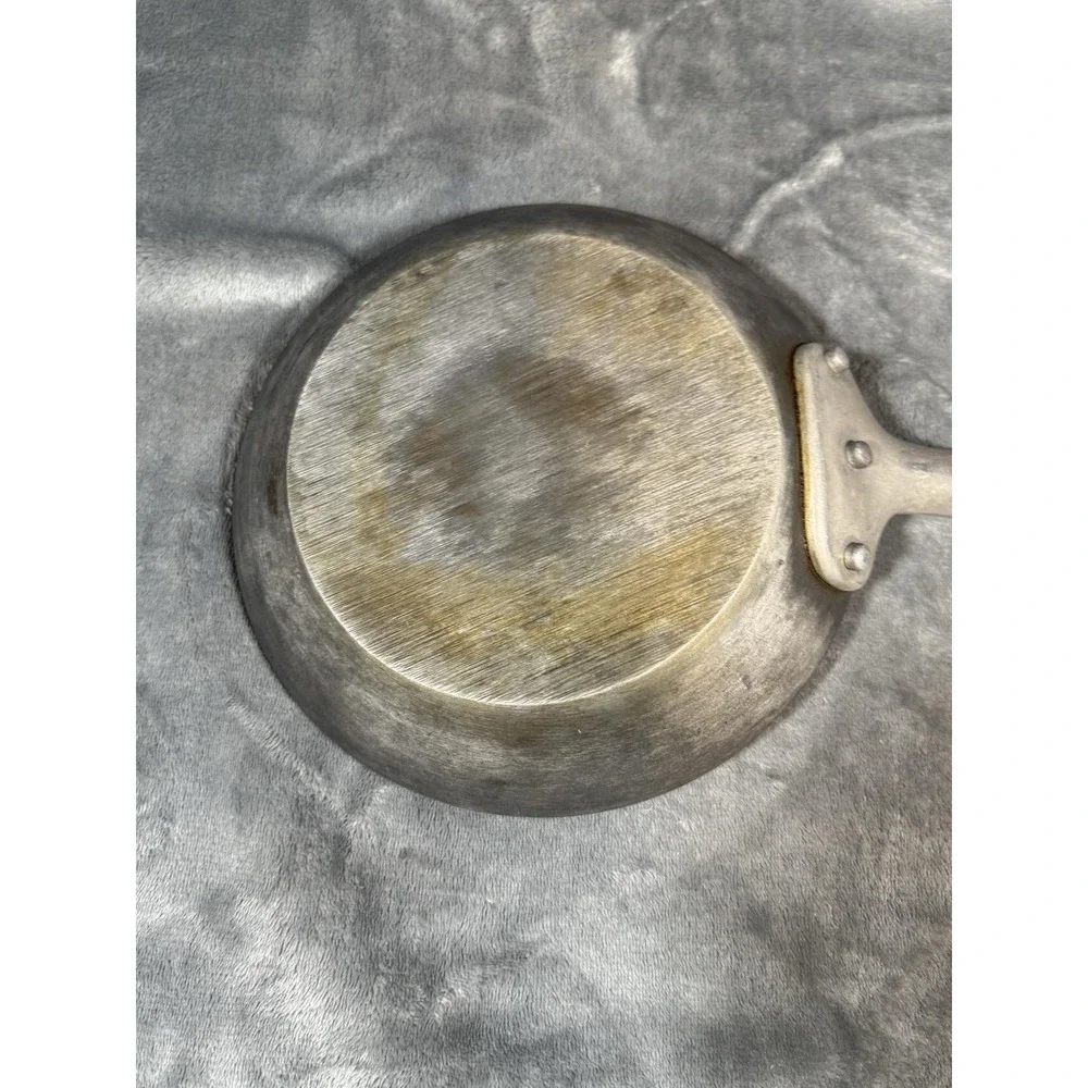 De Buyer Frying Pan 9.8 In Aluminum Skillet Silver Flat Bottom Cookware
